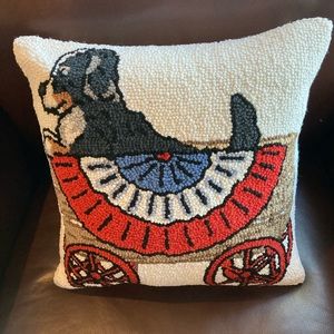 Peking Handicraft Bernese Mountain Dog pillow